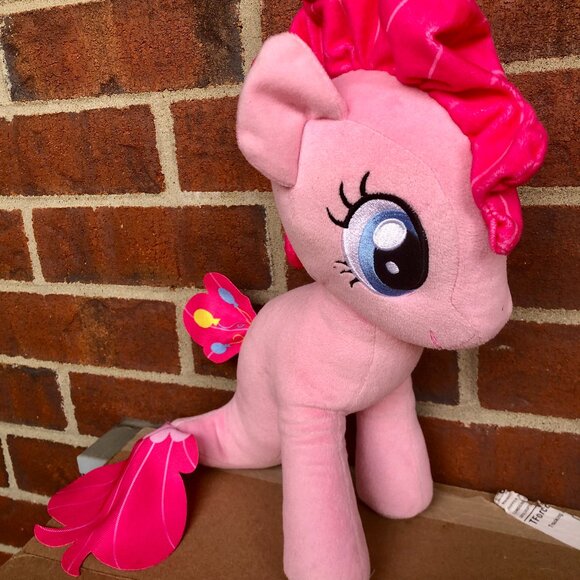 2017 My Little Pony The Movie Pinkie Pie Seapony Plush 13" Mermaid Tail Hasbro - Picture 1 of 4